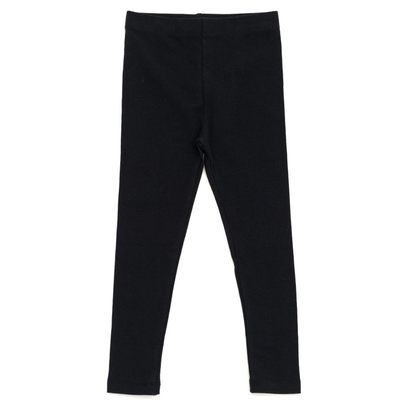 Barbie Little Girls Drop Shoulder Pullover Fleece Hoodie and Leggings Outfit Set Logo Pink/Black 7-8 - Image 4