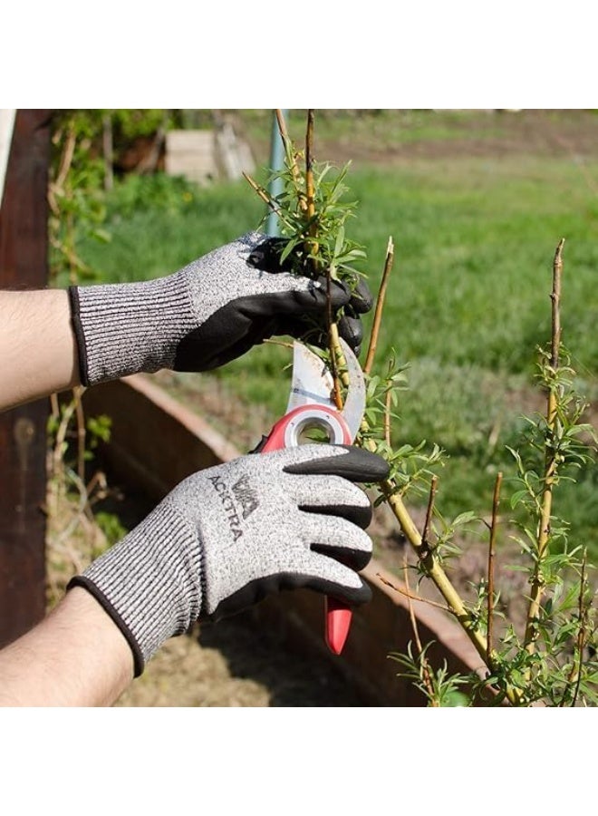 TRASSLE 1 Pair Cut Resistant Work Gloves,High Performance Level 5 Safety Protective Gloves Ambidextrous,Food Grade,Durable Safety Anti Cutting Gloves,For Garden,Wood Cutting,Construction,Welder,Repairman - Image 4