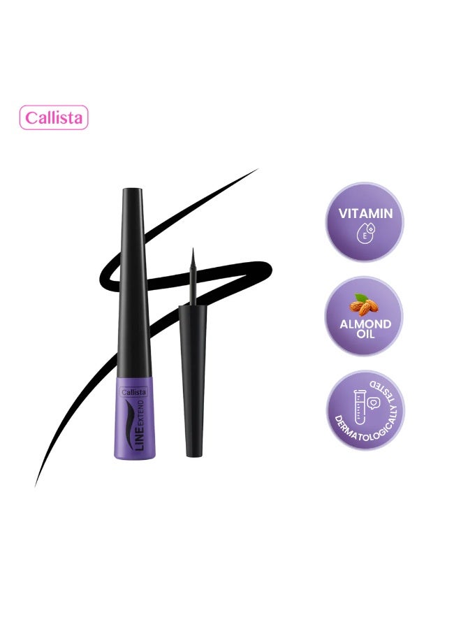 كاليستا قلم آيلاينر سائل بدقة فائقة، مقاوم للتلطخ وطويل الأمد، للعيون المرسومة بدقة وإطلالة جريئة - Image 2