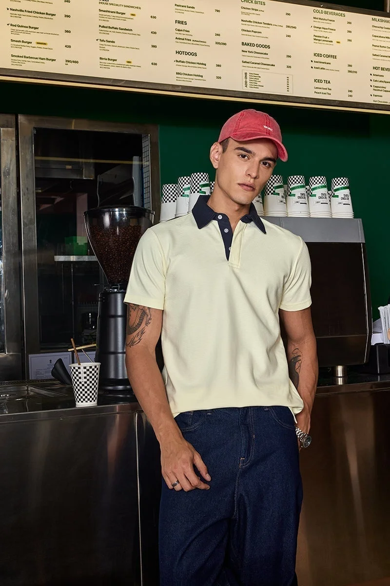 SNITCH Regular Fit Polo T-Shirt