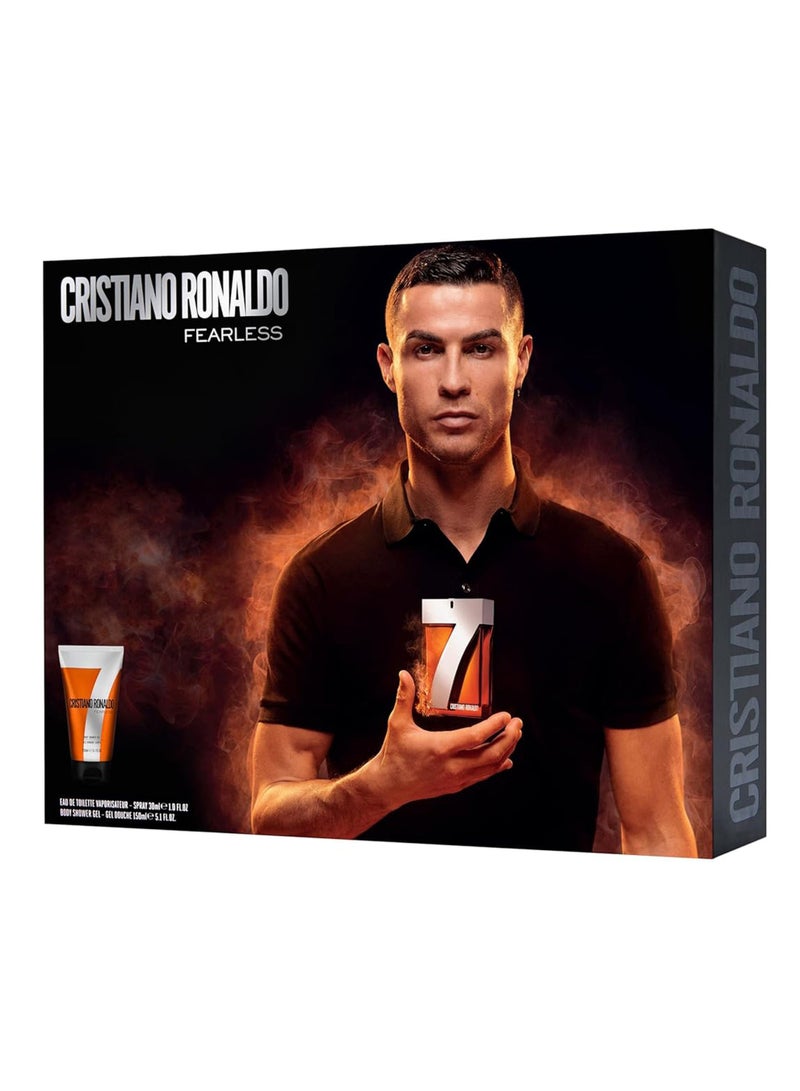 كرستيانو رونالدو مجموعة هدايا كريستيانو رونالدو فيرلس 100 مل تواليت + جل استحمام 150 مل + رذاذ للجسم 150 مل - Image 3