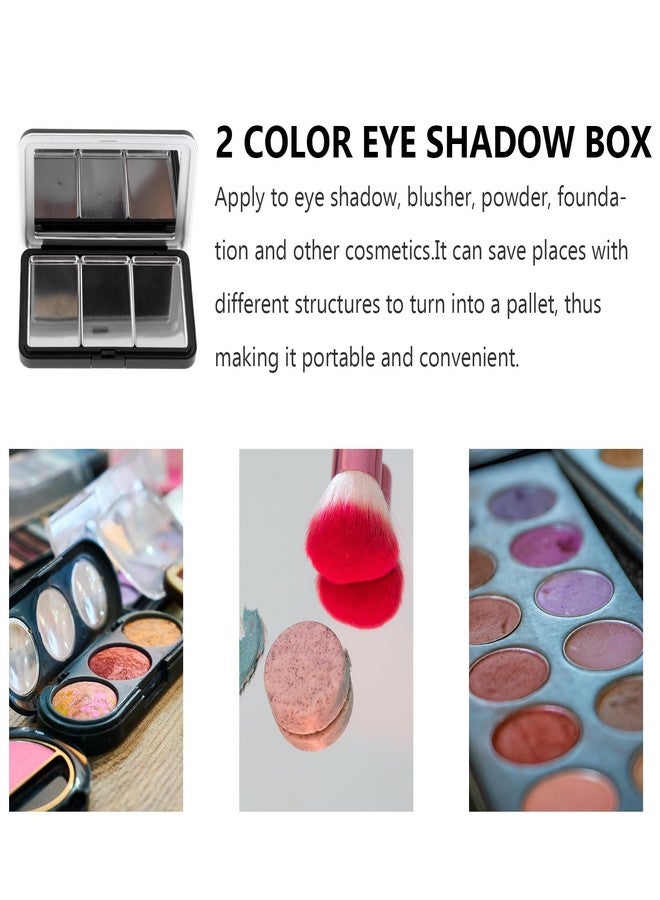 Beaupretty Empty Eyeshadow Palette Eyeshadow Metal Palettes 3 Grids Makeup Blusher Lipstick Box Empty Eyeshadow Pan Cosmetic Storage Container Travel Makeup Organizer Case for Women - Image 4
