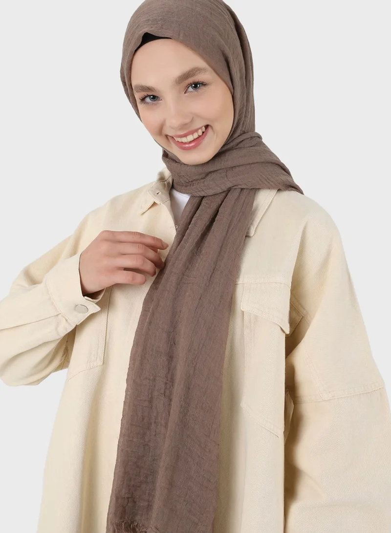 Tuva Shawl by Modanisa Casual Scarf
