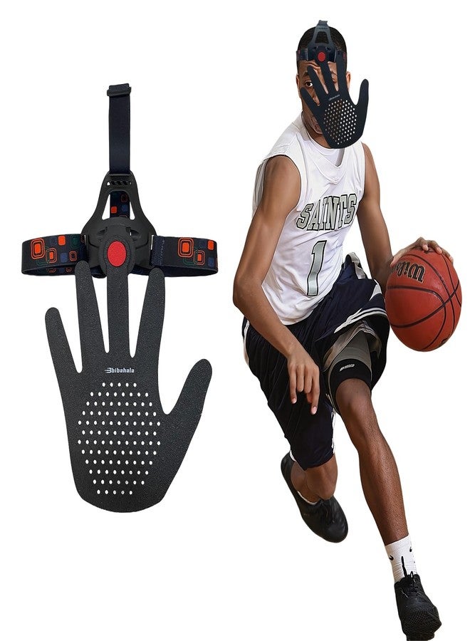 bibahala Headgear Blocking Guards Basketball Defensive Mask 2nd Generation 3D Eye-Blocking Shooting Dribble Mask Guard Shooter Jump Shot Basketball Associates Training Equipment (Dribbling Style) - Image 1