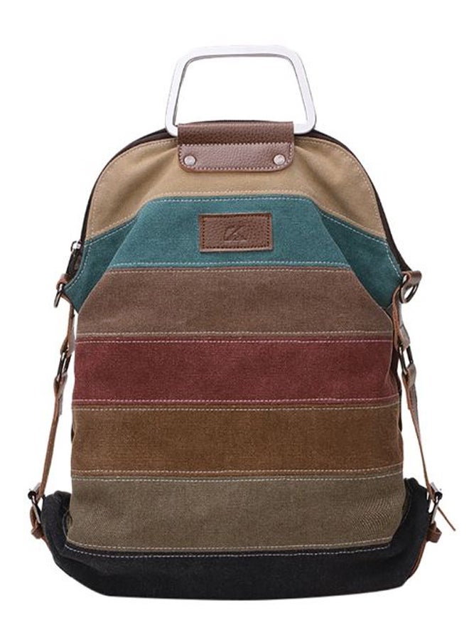 Retro Shoulder Backpack Bag Multicolour  - Image 2
