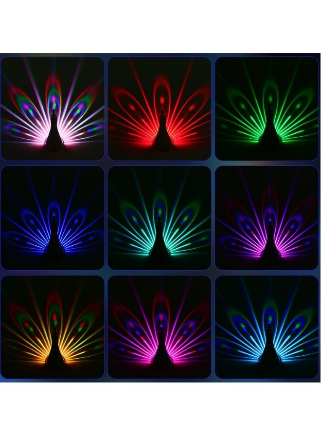 LED Wall Light Pea Projection Lamp Remote Control Home Decro Romantic Atmosphere Colorful Corridors Background Night Light - Image 2