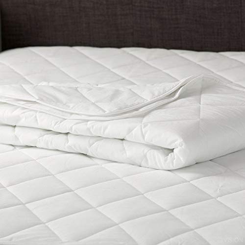 Homespun Quilted Triple Layered 100% Waterproof Single Bed Mattress Protector, White Color, 36x78 inches - Image 3
