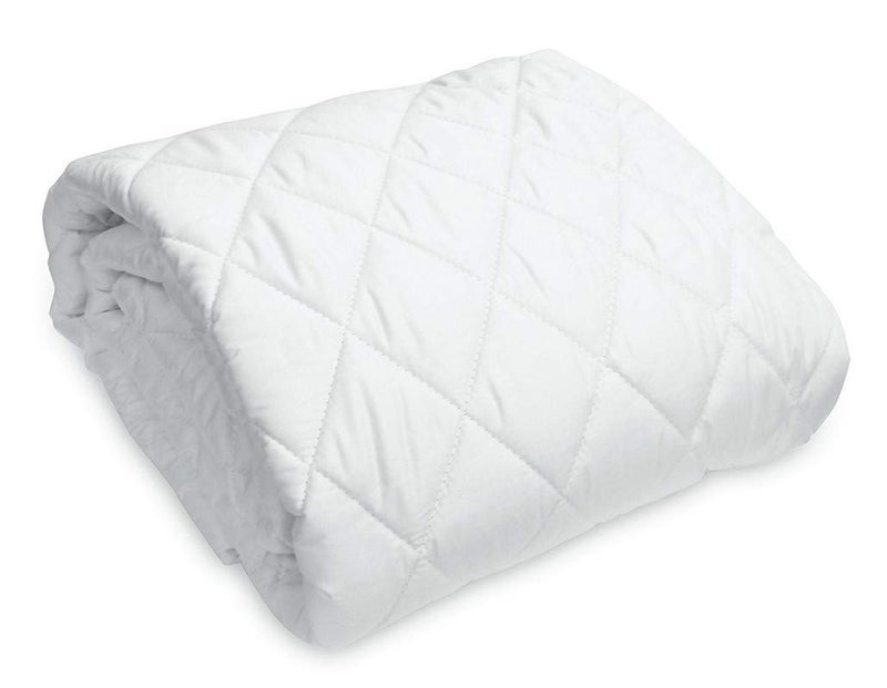 Homespun Quilted Triple Layered 100% Waterproof Single Bed Mattress Protector, White Color, 36x78 inches - Image 2