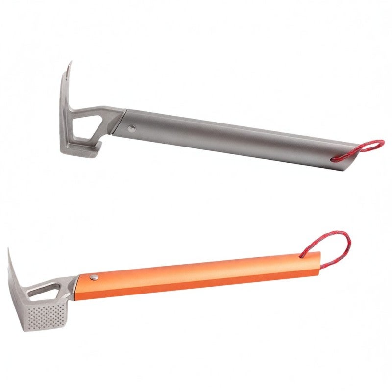 Tent Hammer: Stainless Steel Head & Aluminum Alloy Handle - Multifunctional Nail Tool Bottle Opener - Lightweight Portable Tent Peg Driver for Camping Outdoor Tent Setup - Image 4