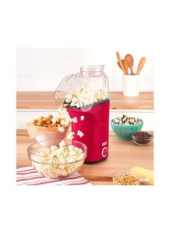 Dash Hot Air Popcorn Popper Maker With Measuring Cup To Portion Popping Corn Kernels + Melt Butter, 16 Cups 1400 W DAPP150V2RD04 Red  - Image 2