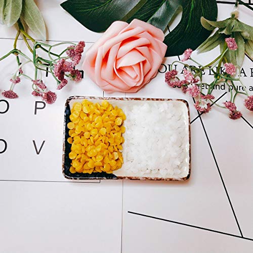 TooGet Pure White Beeswax Pellets, Natural Beeswax Beads, Beeswax Pastilles - Premium Quality, Cosmetic Grade - 14 OZ - Image 4