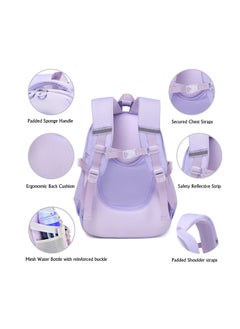 SUNSAR Children's school bag waterproof lightweight backpack for 6-15 years old elementary school students school bag for boys and girls  - Image 2