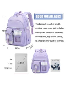 SUNSAR Children's school bag waterproof lightweight backpack for 6-15 years old elementary school students school bag for boys and girls  - Image 5