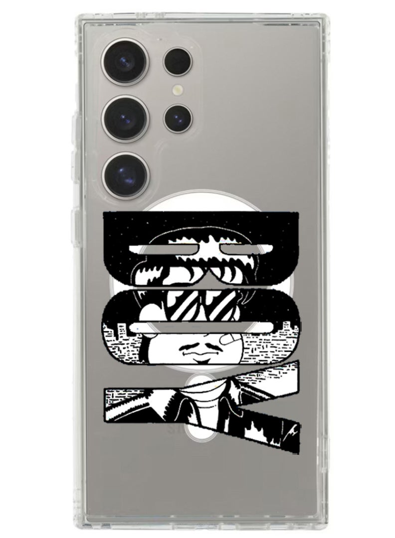 Theodor Magnetic Case for Samsung Galaxy S24 Ultra 6.8-inch Compatible with MagSafe Wireless Charging, Shockproof Phone Bumper Cover Boy - Image 1