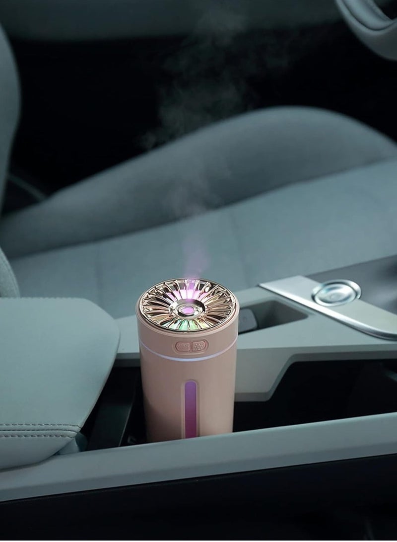 MOCOM Car Humidifier Air Freshener, Cool Mist Humidifier with Ultra-Quiet Operation, Auto Shut-Off, Two Spray Modes, Night Light Function, USB-Powered Portable Humidifier for Bedroom, Car, Home, and Office Use  - Image 3
