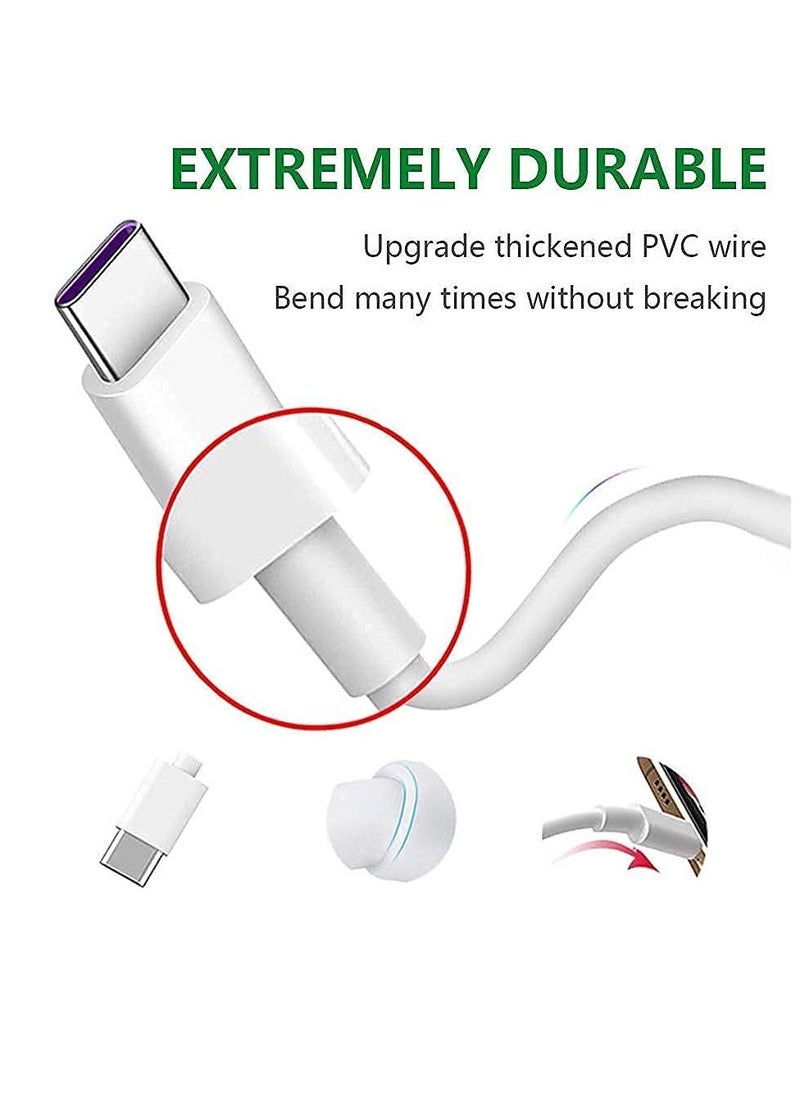 Fast Type-C for Xiaomi Poco F1 Armoured Edition Charger Adapter Wall | Mobile | Android USB Charger with 1 Meter USB Type C Charging Data Cable