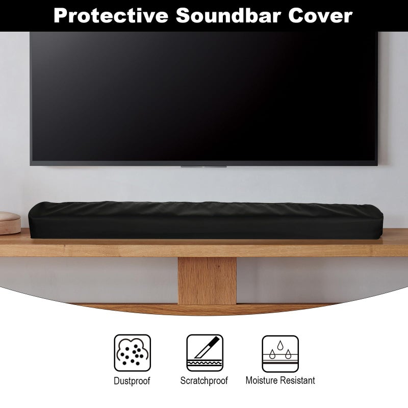 TXEsign Dust Cover Protective Case Compatible with Sony S100F 2.0ch Soundbar, Speaker Case Dust Case for TV Soundbar Slipcover Sony S100F Speaker Protective Cover, Large - Image 4