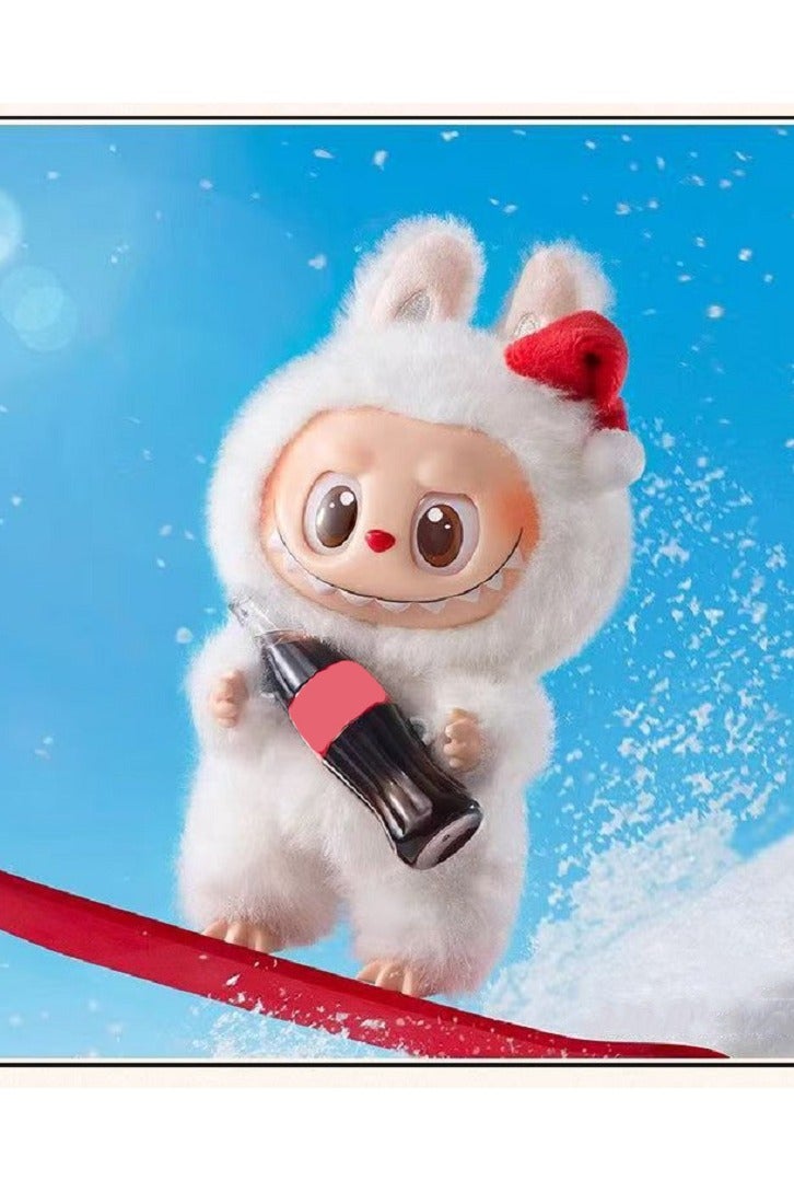 Ski Style - Labubu - Plush Doll, White Cute Vinyl Toy, 3rd Generation Surprise Shake Figure, Perfect Gift For Boys Girls Kids Birthday ,17 cm - Image 2