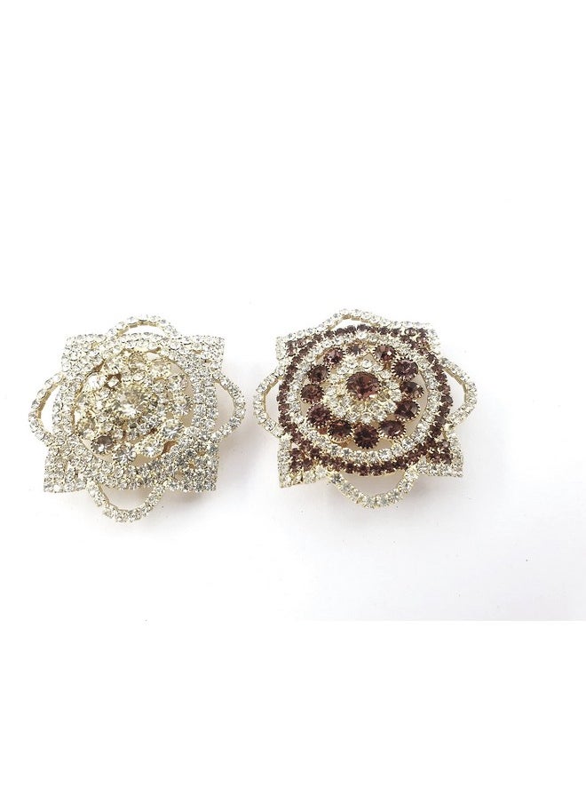 DHAVESAI - Dhavesai m.d.q multi design hair clips,hair accessories for girls and women small size pack of 2 (multi colour and design as per availability) - Image 1