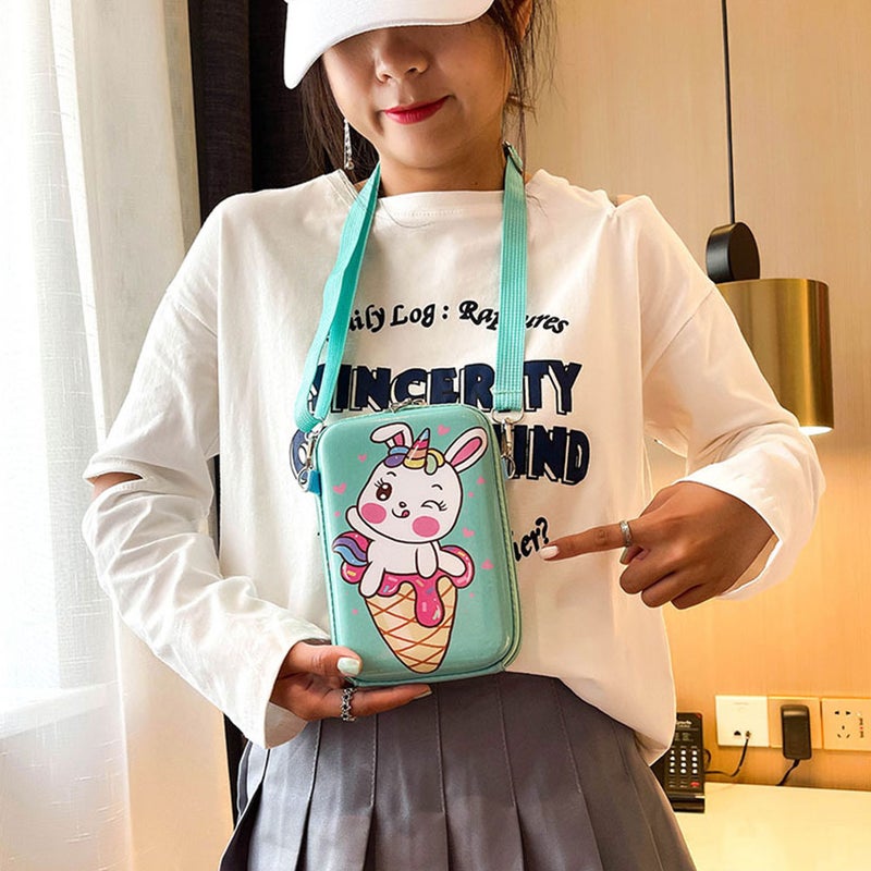 Cartoon Crossbody Bag Lovely Pattern Single-shoulder Bag for Kids - Image 1