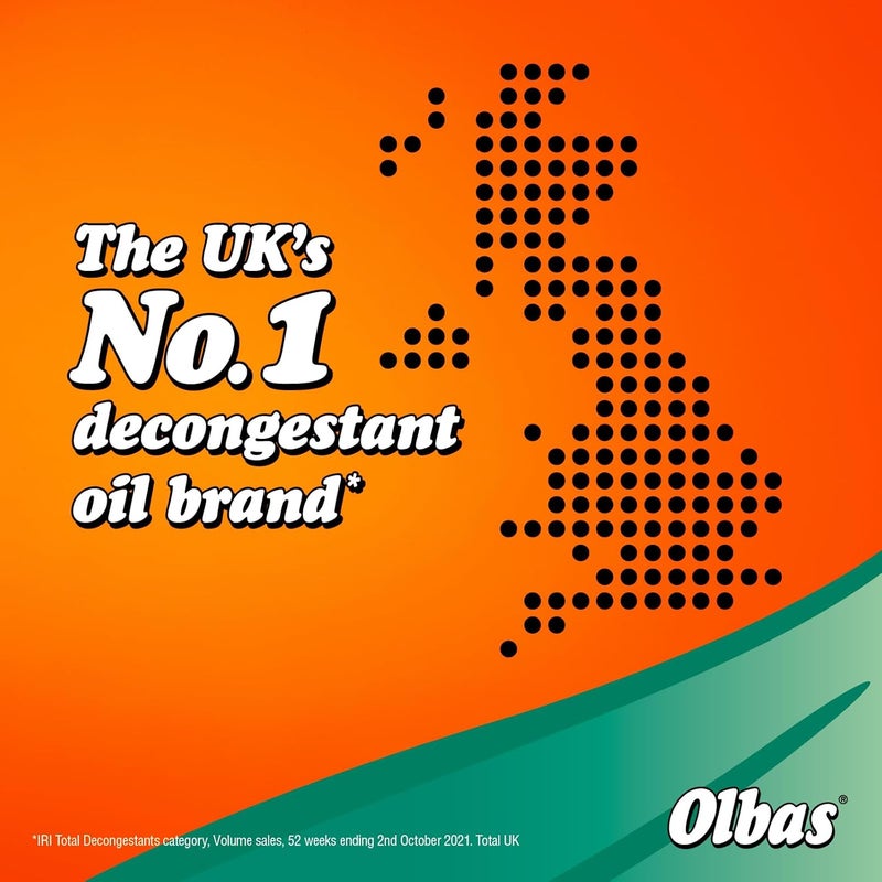 Olbas Oil 30ml Inhalant Decongestant Oil Relief from Catarrh Colds Blocked Sinuses - Image 4