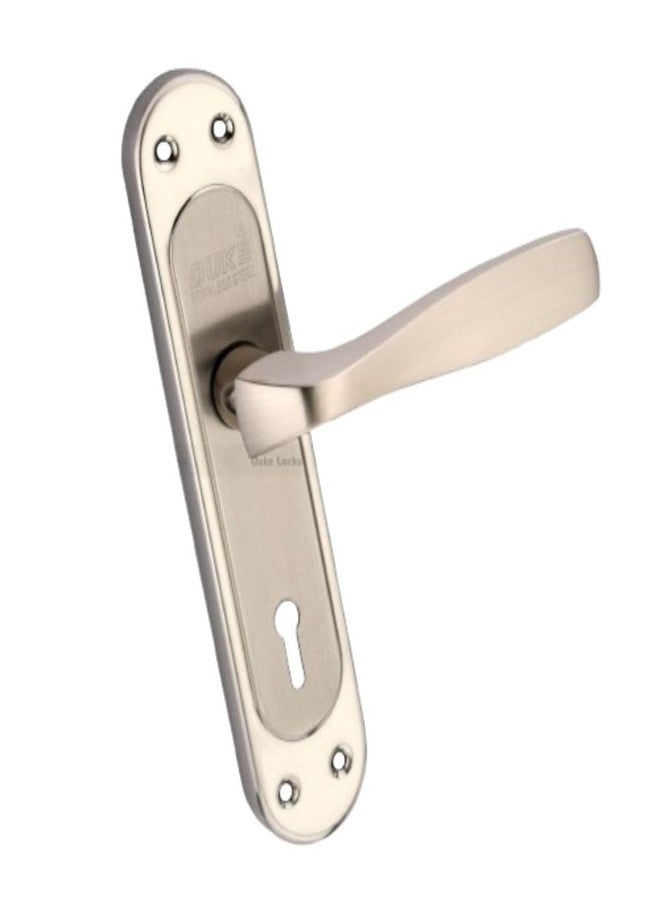 DUKElocks Duke Mortice Door Lock Set 1004 SS KY for Main Door, Kitchen, Bedroom, Office, Hotel Brass Lock Body with 3 Keys Stainless Steel Colour 190 MM (8 INCH) - Image 4