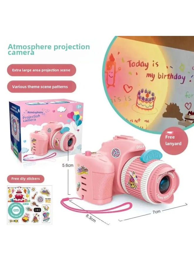 Generic Projection Camera Projector Decorative Atmosphere Glowing Toys Children's Holiday Toys Gifts-Color:Camera Green-Specifications:Camera Matching Exclusive [6 7th Battery = Screwdriver]]  - Image 2