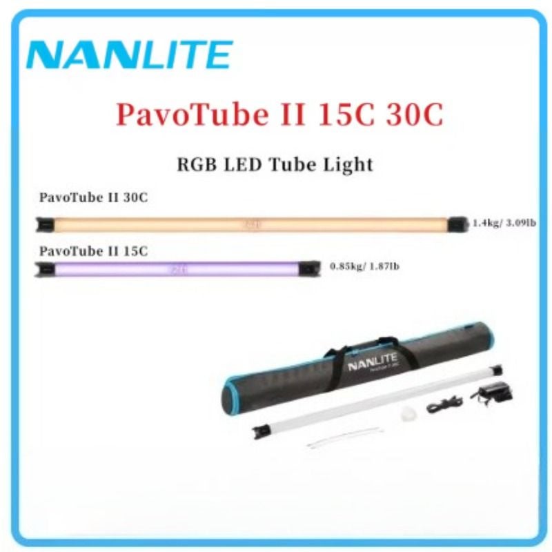 نانليت إضاءة استوديو تصوير Nanlite PavoTube II 15C Full Color RGB LED Tube Light for Photography and Video - Image 5