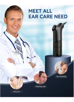 ASIV Ear Wax Removal Kit Hydro Powered Ear Cleaner Rechargeable Electric Ear Cleaning Kit for Adults and Kids, Safe and Effective Ear Wax Remover (9+1 Disposable Tips)  - Image 3