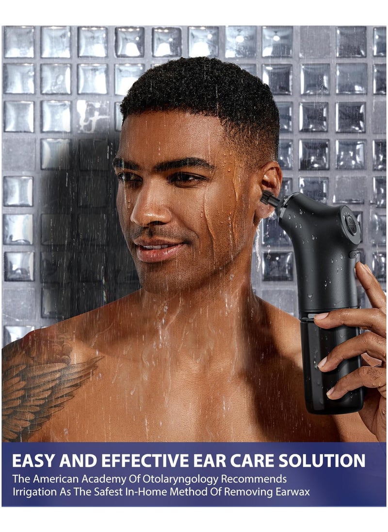 ASIV - Ear Wax Removal Kit Hydro Powered Ear Cleaner Rechargeable Electric Ear Cleaning Kit for Adults and Kids, Safe and Effective Ear Wax Remover (9+1 Disposable Tips) - Image 1