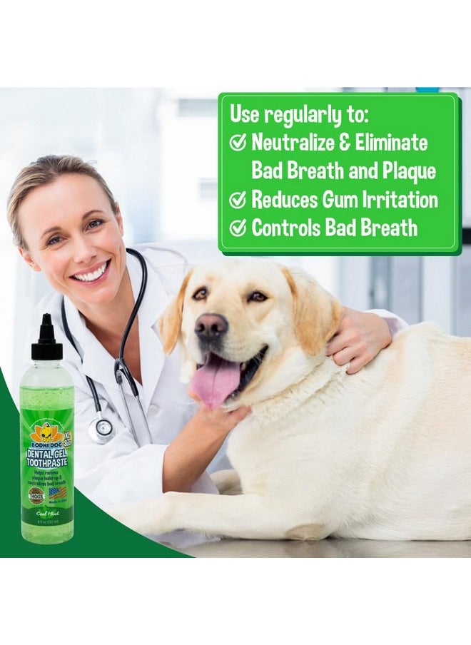 Bodhi Dog - Bodhi Dog Dental Gel Reduces Tartar and Freshens Bad Breath + 8-Pack Gentle Disposable Finger Toothbrush | Soft & High-Grade Dog Toothbrush with Silicone Bristles | Oral Care or Dental Care Bundle - Image 1