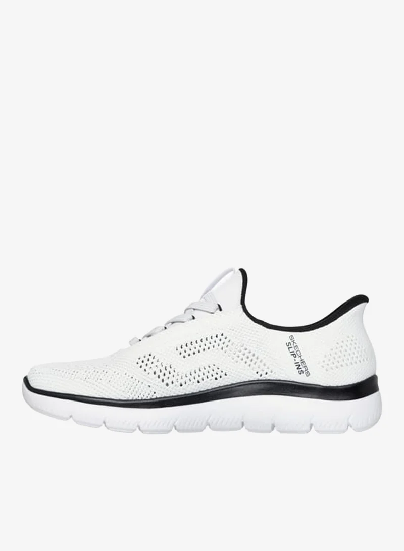 SKECHERS Men'S Summits Slip-On Sports Shoes With Lace Detail - 232939-Wbk