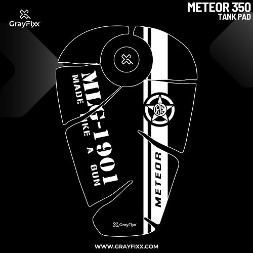 Grayfixx Full Tank for Meteor 350 | Meteor 350 Sticker, Pack of 1 - Image 2