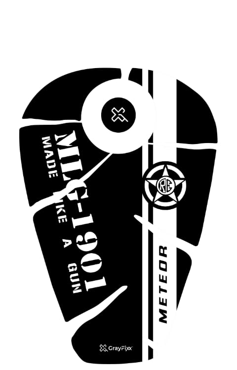 Grayfixx Full Tank for Meteor 350 | Meteor 350 Sticker, Pack of 1 - Image 4