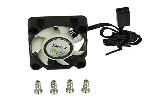 Gelid Solutions Silent 4 – 40mm Computer Fan, 3 Pin Molex, 40x40x10mm, Fan Speed: 4200RPM, Hydro Bearing, FN-SX04-42, Very Quiet, Noise Level 18.9 dBA, Color Black - Image 2