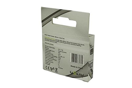 Gelid Solutions Silent 4 – 40mm Computer Fan, 3 Pin Molex, 40x40x10mm, Fan Speed: 4200RPM, Hydro Bearing, FN-SX04-42, Very Quiet, Noise Level 18.9 dBA, Color Black - Image 4