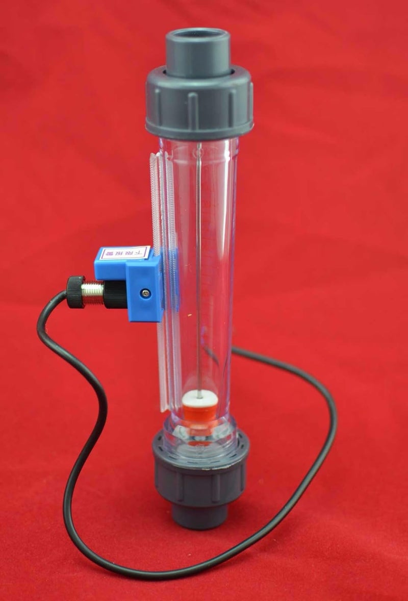 LZS-15A 10 to 100L/H~1000L/H Pipeline Plastic Tube Water rotameter with Flow Alarm swith Lower Limit(Default) or Upper Limit(16-160LPH) - Image 2