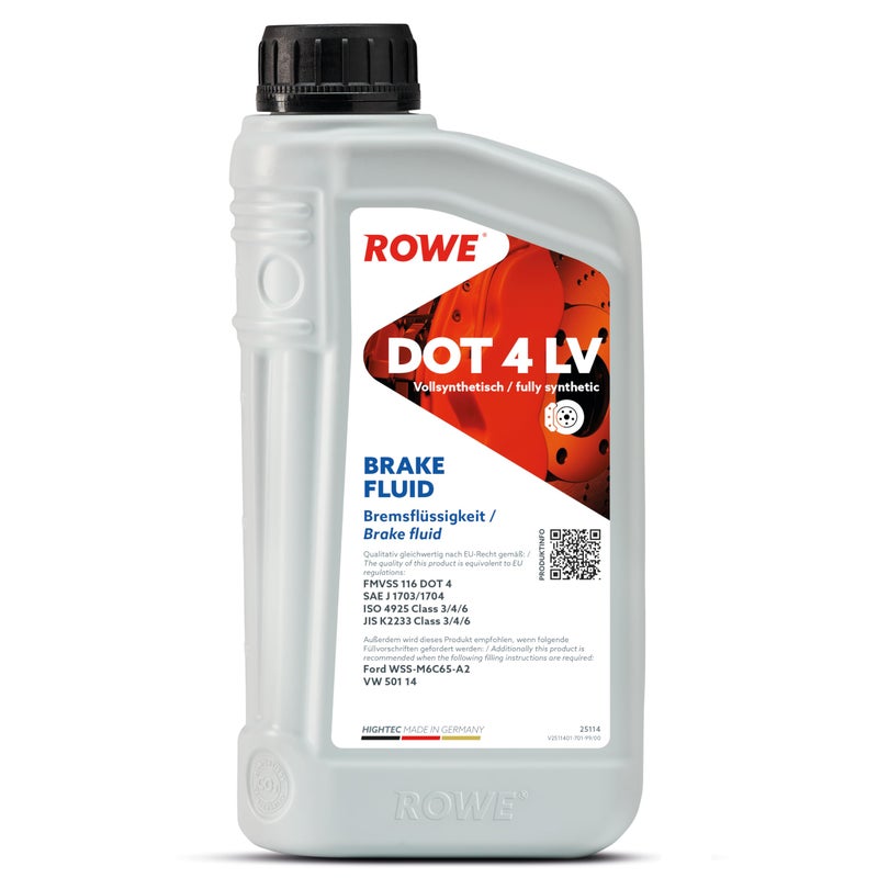 ROWE زيت فرامل ROWE HIGHTEC DOT 4 LV (1lit) - Image 3