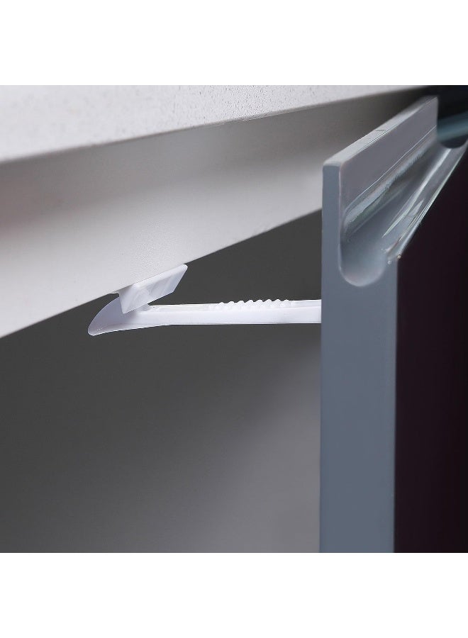 Dreambaby Adhesive Safety Latches for Drawers & Cabinets, White, 4 Count - Image 4