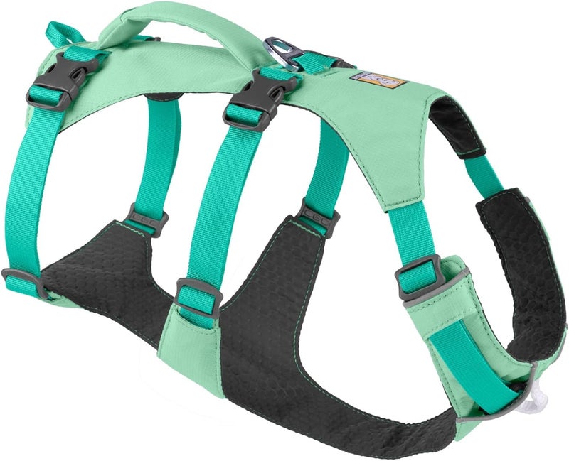 RUFFWEAR رافوير، حزام الكلب فلاجلاين، خفيف الوزن وعاكس، حزام رفع الكلب بدون سحب للمشي، الجري والاستخدام اليومي، أخضر حكيم، صغير - Image 1