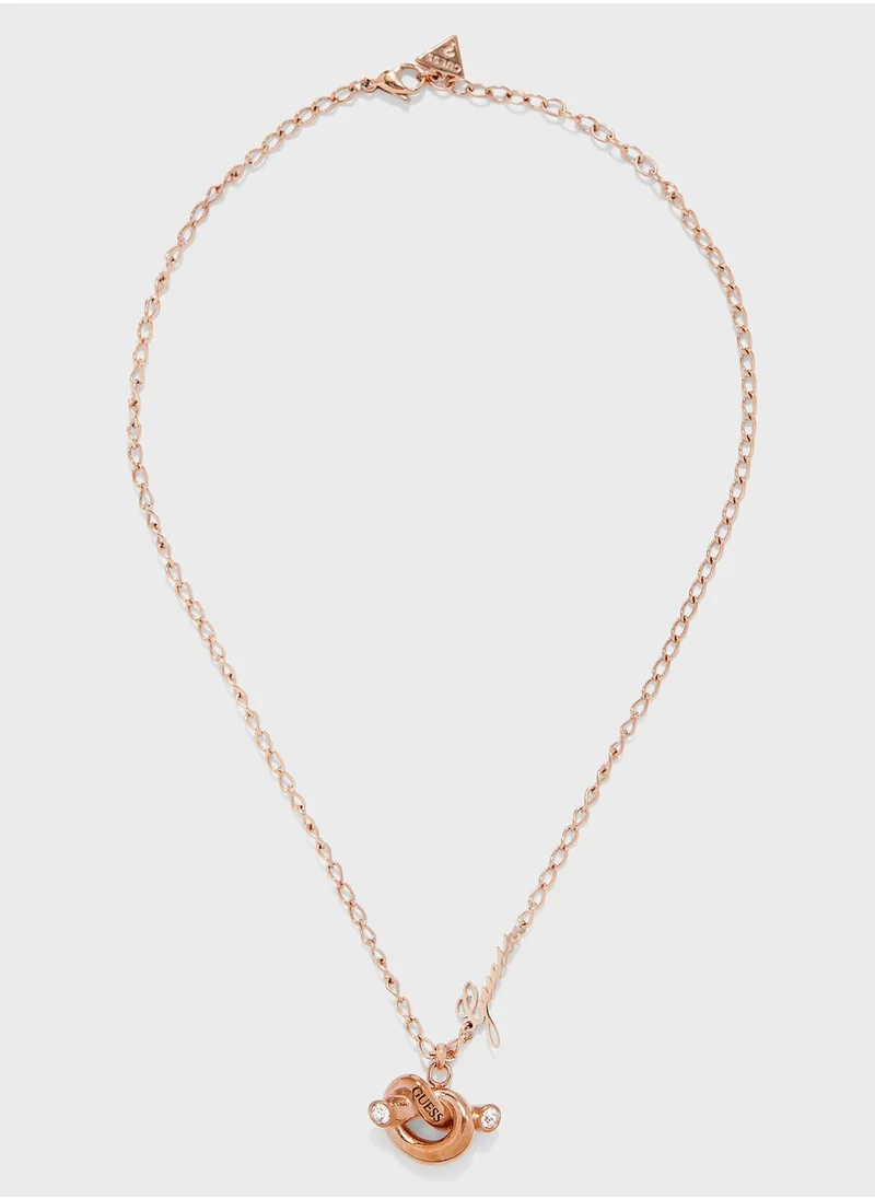 GUESS Knot Small Chain Necklace