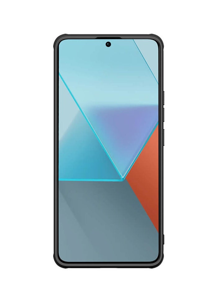 Nillkin Super Frosted Shield Pro cover case for Xiaomi Redmi Note 13 Pro Plus 5G - Black - Image 4