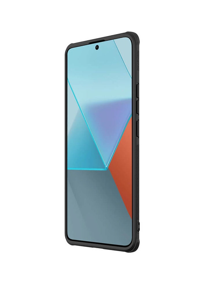 Nillkin Super Frosted Shield Pro cover case for Xiaomi Redmi Note 13 Pro Plus 5G - Black - Image 5