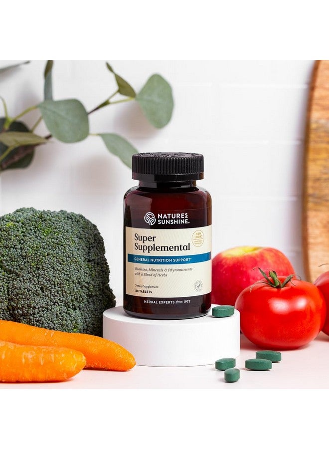 Nature's Sunshine Super Supplemental: Complete Multivitamin with Minerals, Antioxidants & More for Nutritional Gaps, Overall Health, Immune & Energy Support. 120 Tabs - Image 2
