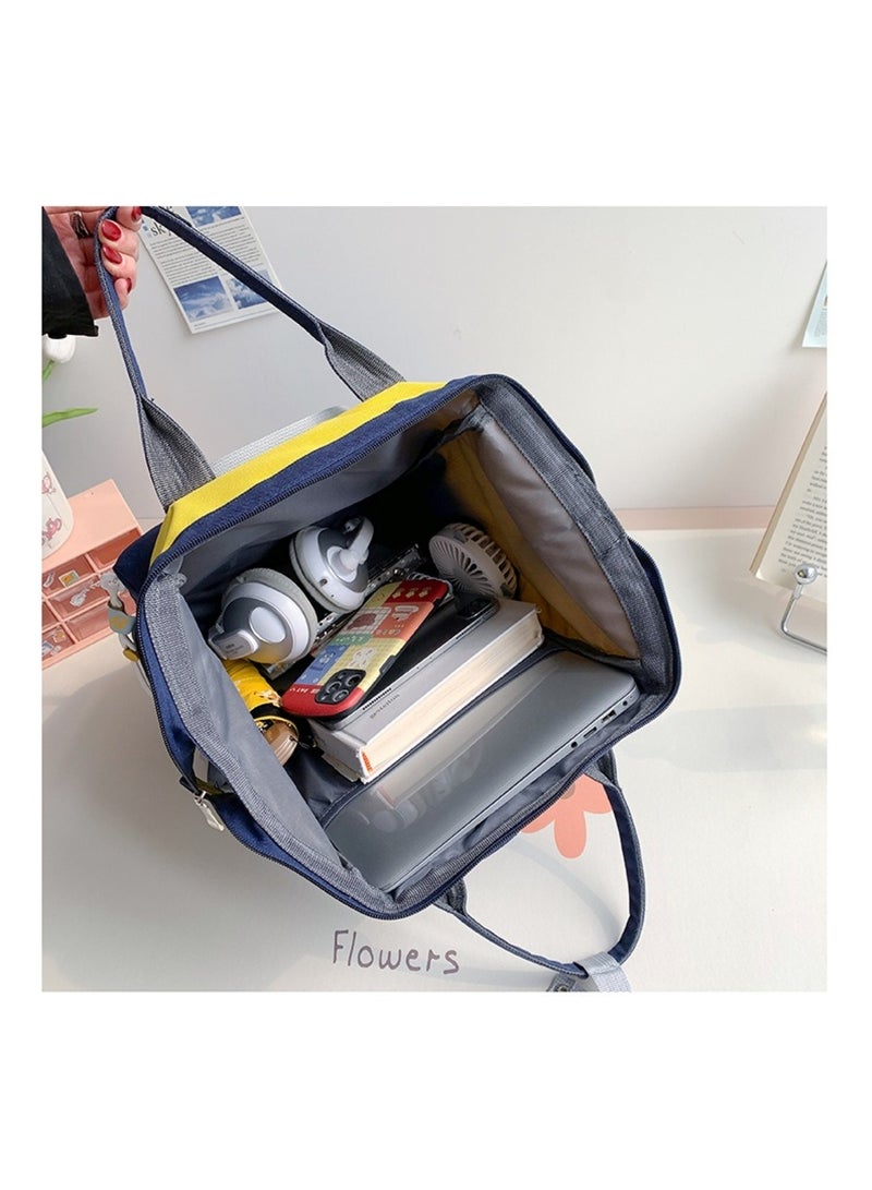 Huitich 4-Piece Mum's Baby Travel Bag Set Grey and Pink  - Image 4