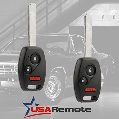 USARemote Key Fob Keyless Entry Remote fits 2008 Honda Fit / 2005-2010 Honda Odyssey / 2006-2014 Honda Ridgeline (OUCG8D-380H-A), Set of 2 - Image 2