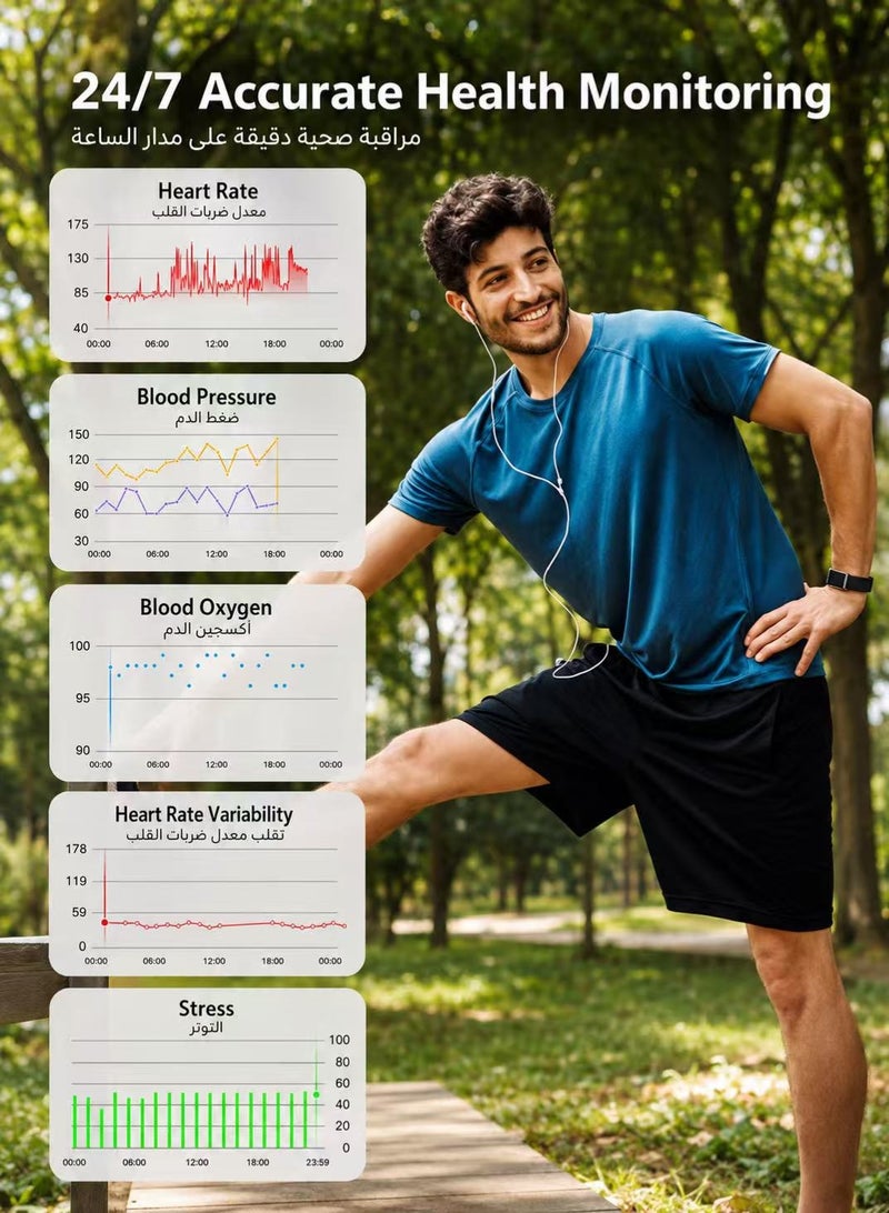 Aiorddl Screenless Fitness Tracker Smart Bracelet, 24/7 Activity, Heart Rate & Sleep Monitoring, Sports Tracking, Waterproof Lightweight Smart Band with 2 Replaceable Straps for Men & Women - Image 2