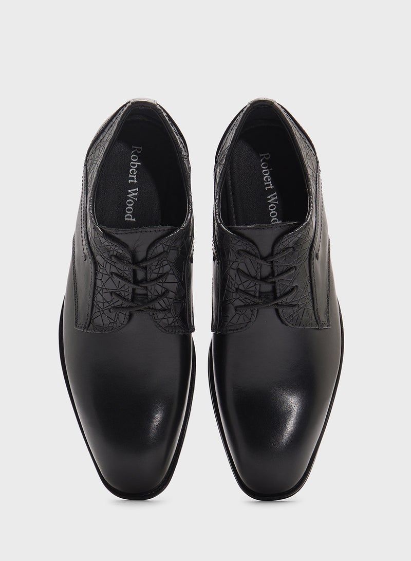 Robert Wood Genuine Leather Formal Lace Ups  - Image 4