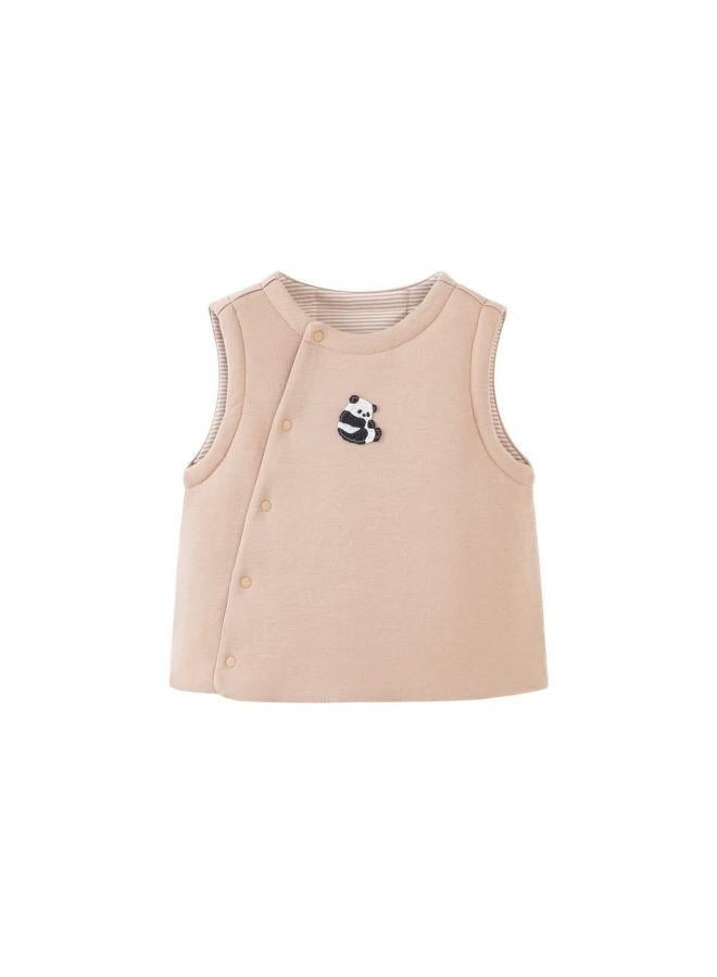Minibala Padded Baby Warm Vest Uni Cotton Homewear Autumn Winter - Image 2