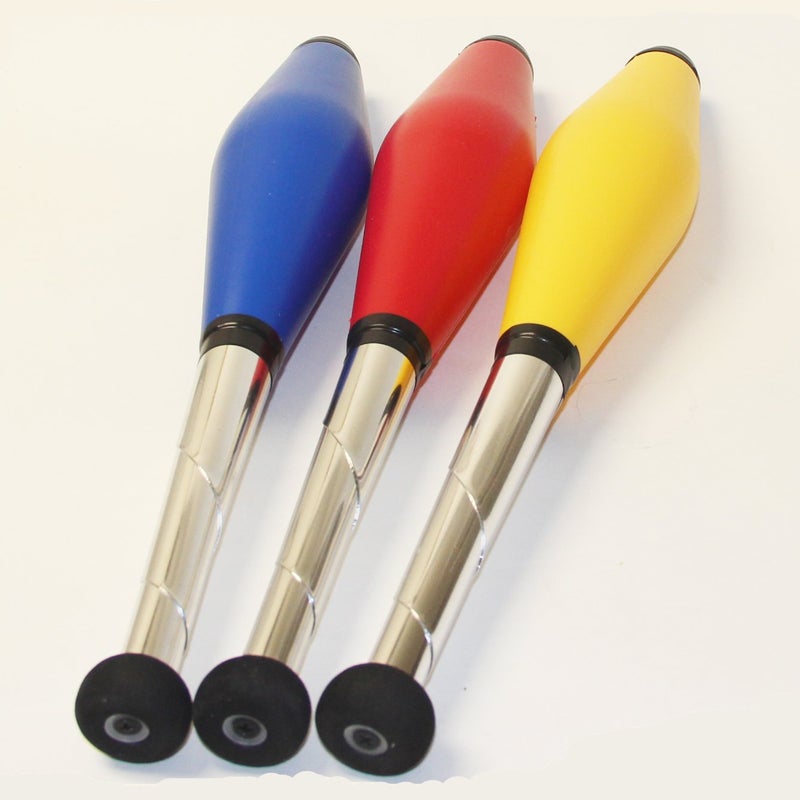 Zeekio Pixie JuniorSized Juggling Clubs Set Blue Red Yellow - Image 3